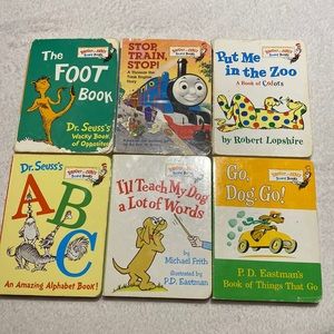 Dr. Seuss bright and early board books Lot of 6